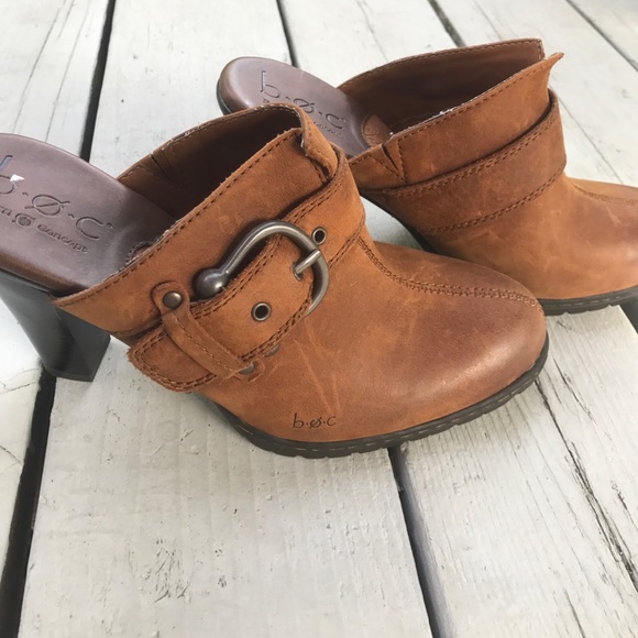 New Leather BOC Mule Clogs - Picture 3 of 8